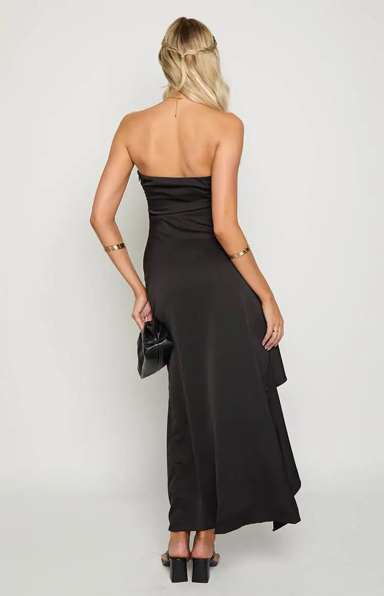 Strapless Formal Maxi Dress