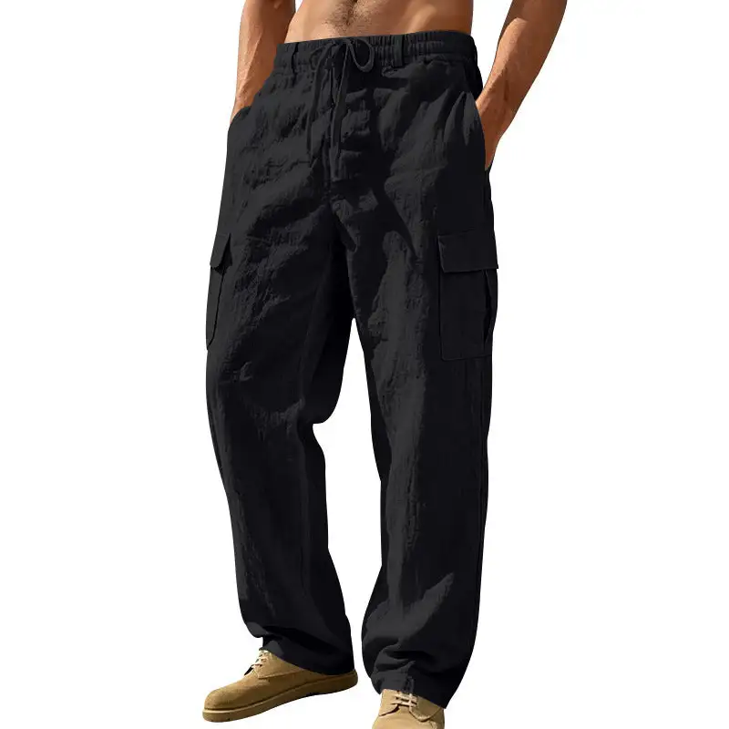 Men's Relaxed-fit Beach Cargo Pants Pocket