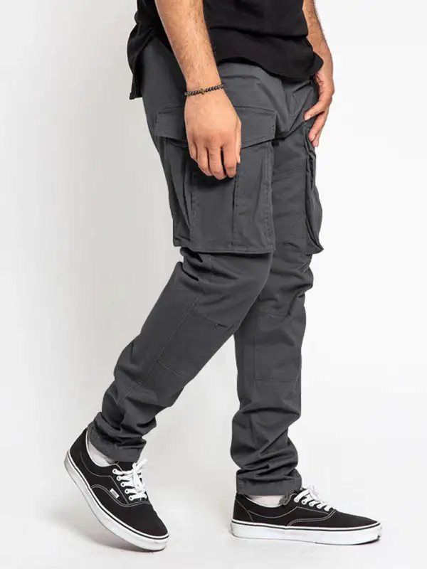 Utility Pocket Detail Everyday Pants