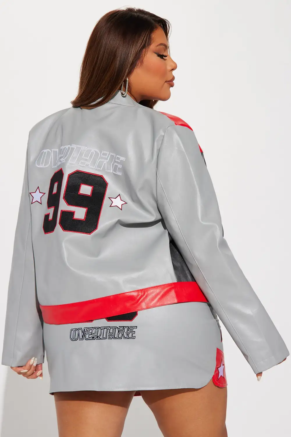 Taylor Racing Mini Skirt Set - Red/combo