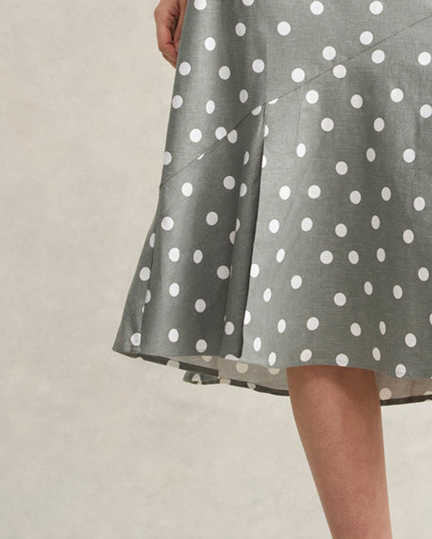 Printed Linen Skirt
