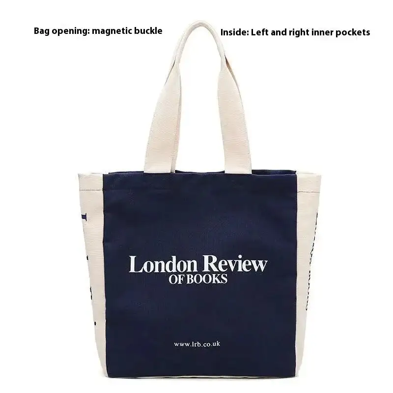 Bookish Green Aesthetic Canvas Tote Bag