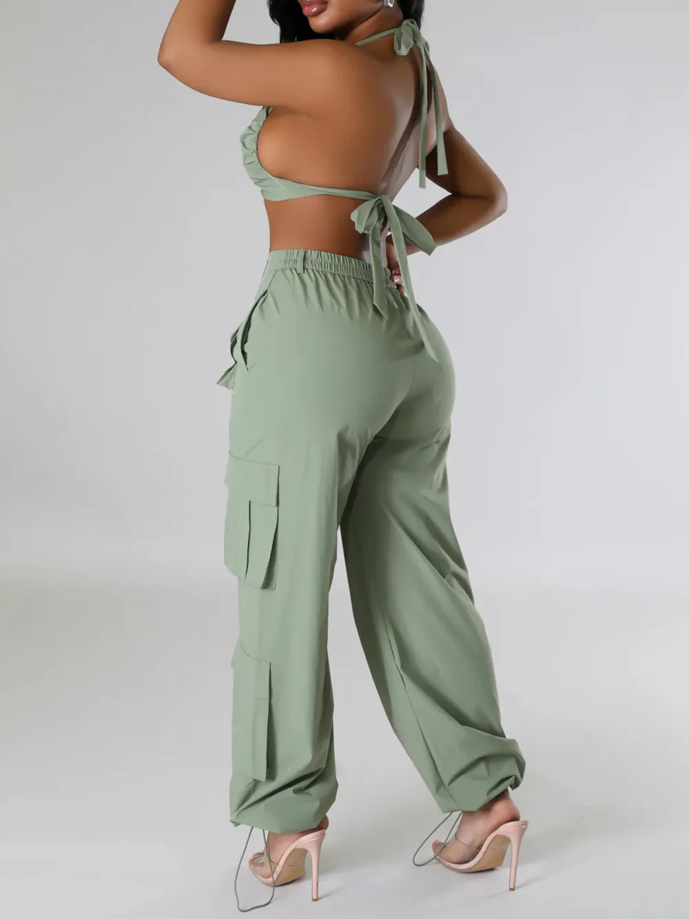 Women'S Fashion Cargo Suit