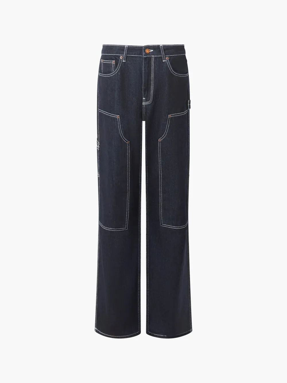 Designer Contrast Denim Blue Jeans