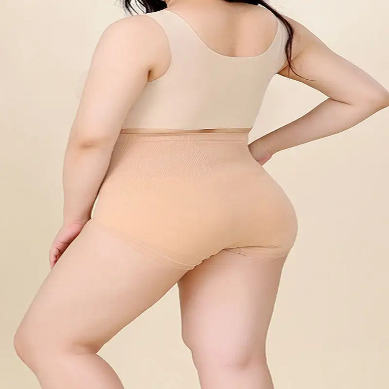 Plus Size High Waist Soft Touch Smoothing Brief Panty