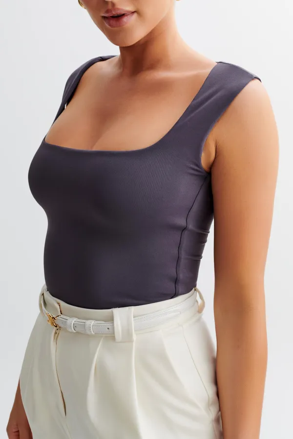 Recycled Nylon Long Line Top