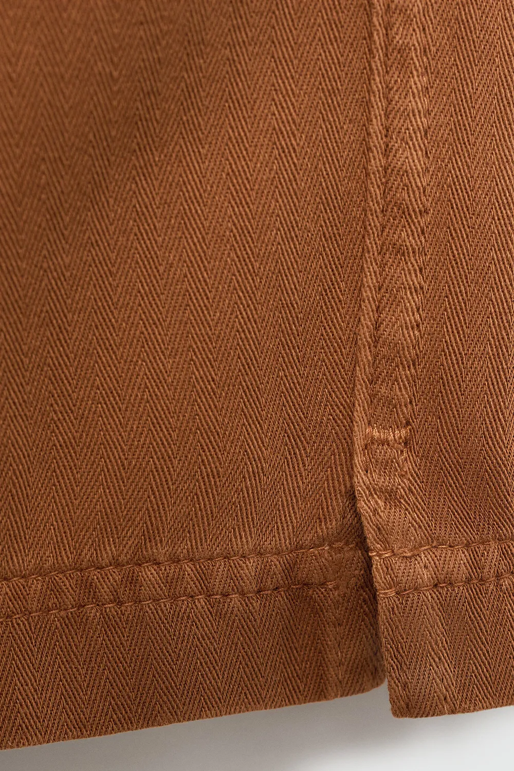 Denim Shorts With Drawstring