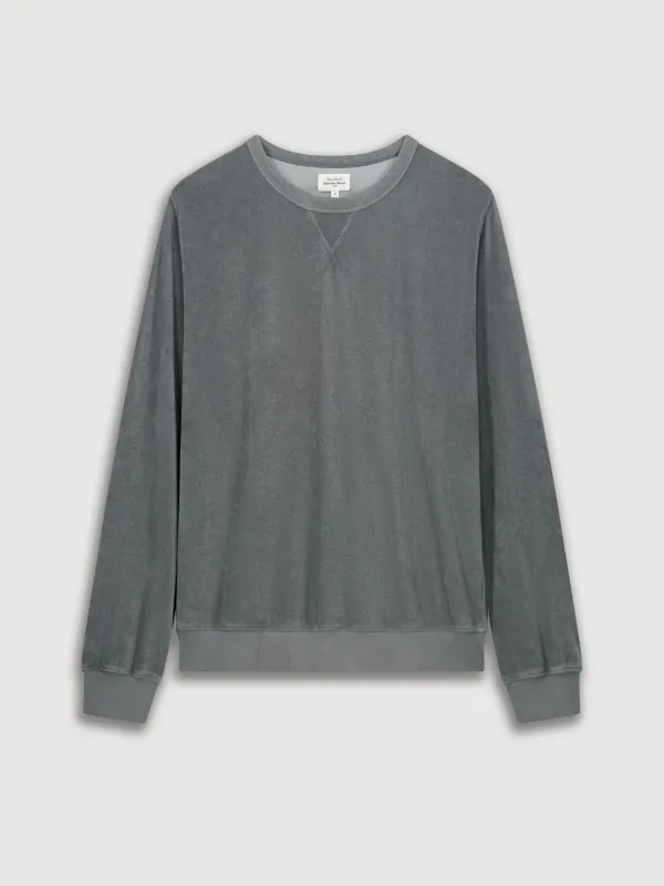 Men's Olive Green Crew Neck Sweater