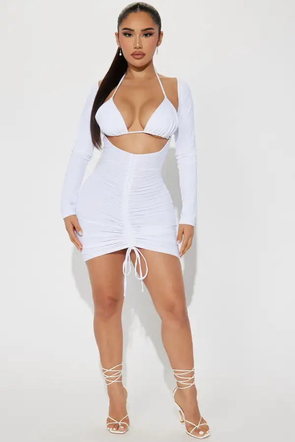 Miami Mami Mini Dress - White