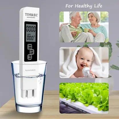 TDS Water Quality Tester Pen for Drinking Water, High Precision Mineral Test Meter, Multifunctional Home Testing Pen
