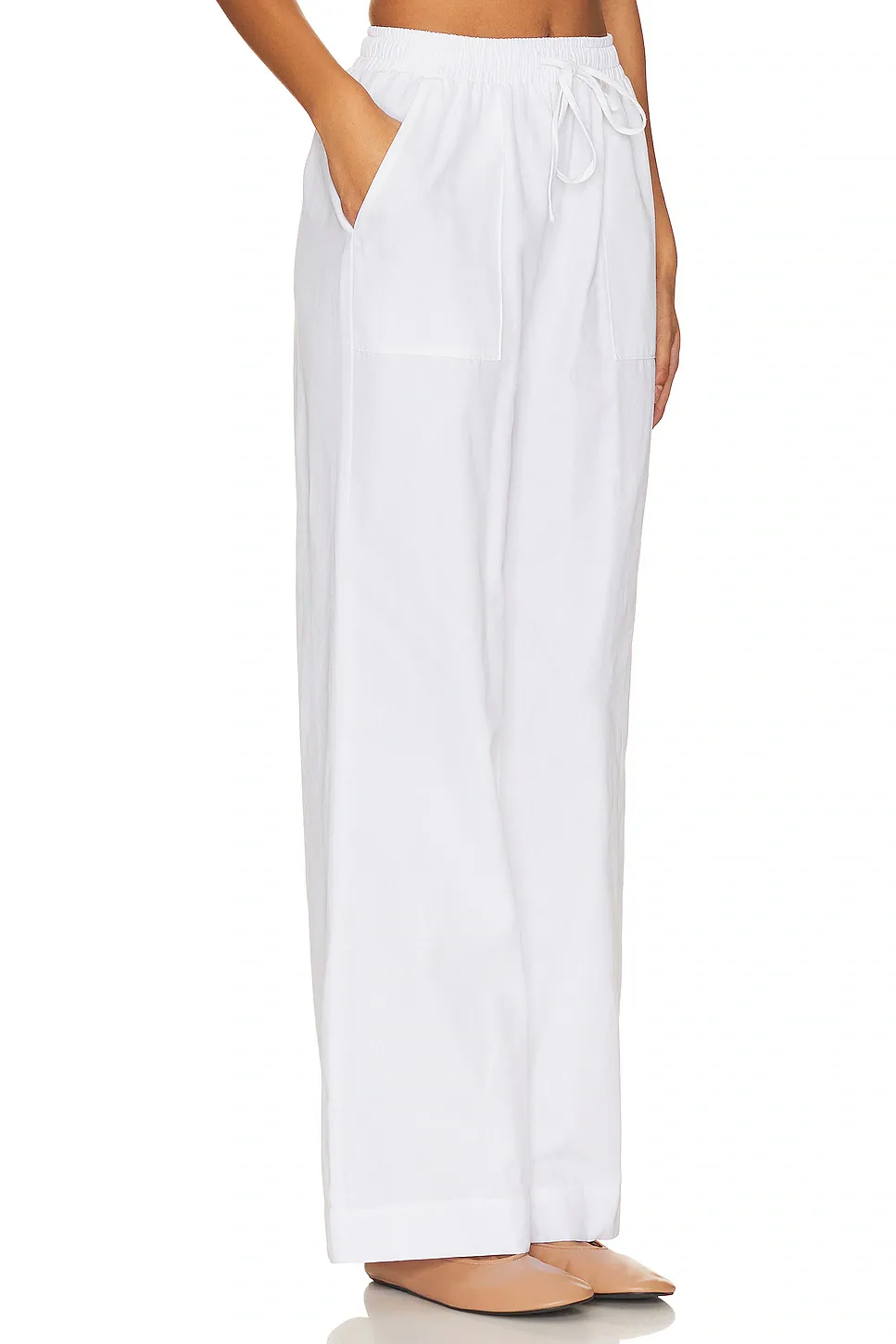 White Cargo Pant