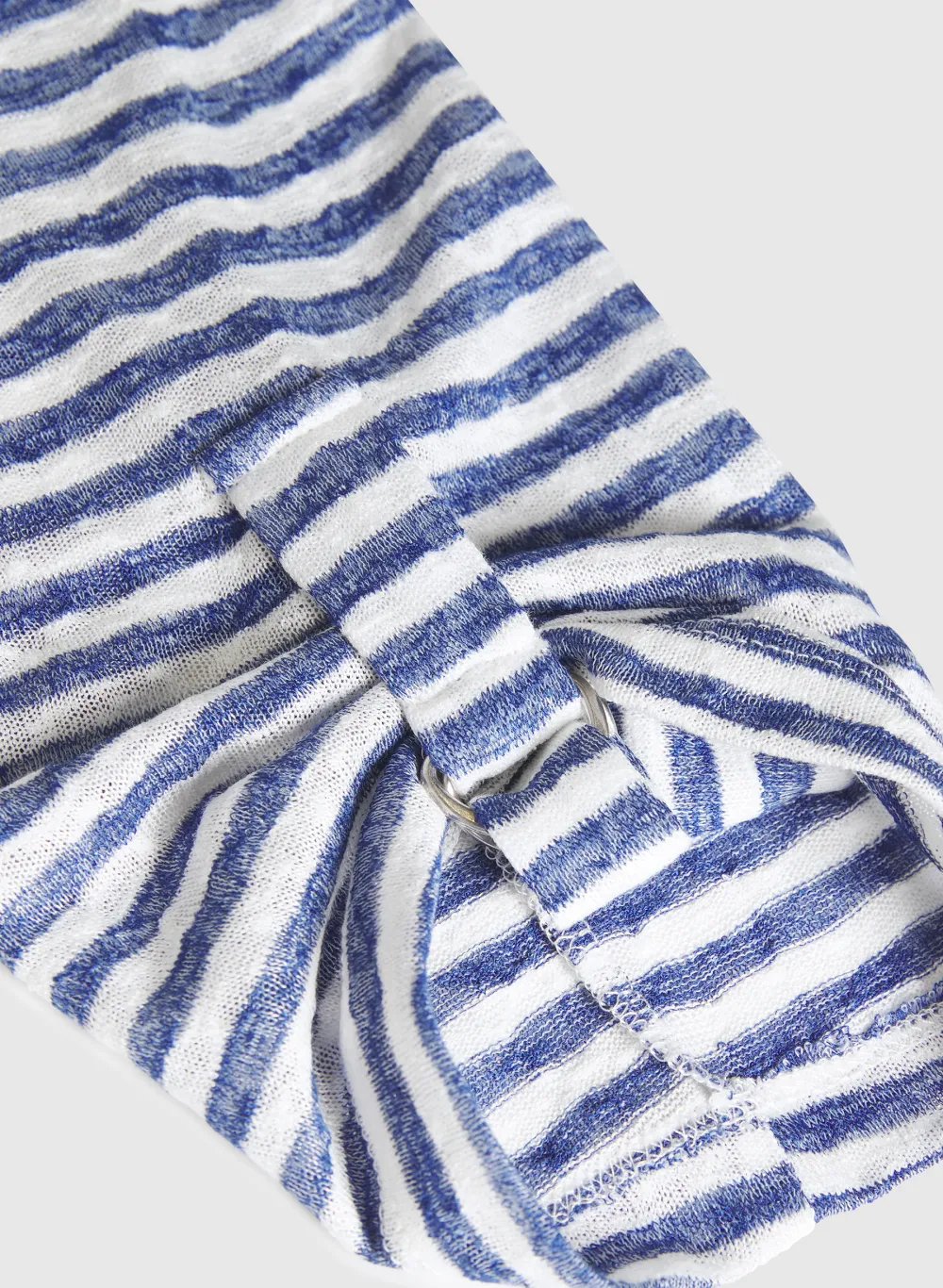 Casual Chiffon Top With Striped Print