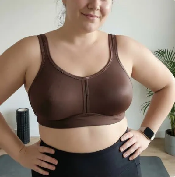 Scoop Neck Wide Strap Wireless Bra