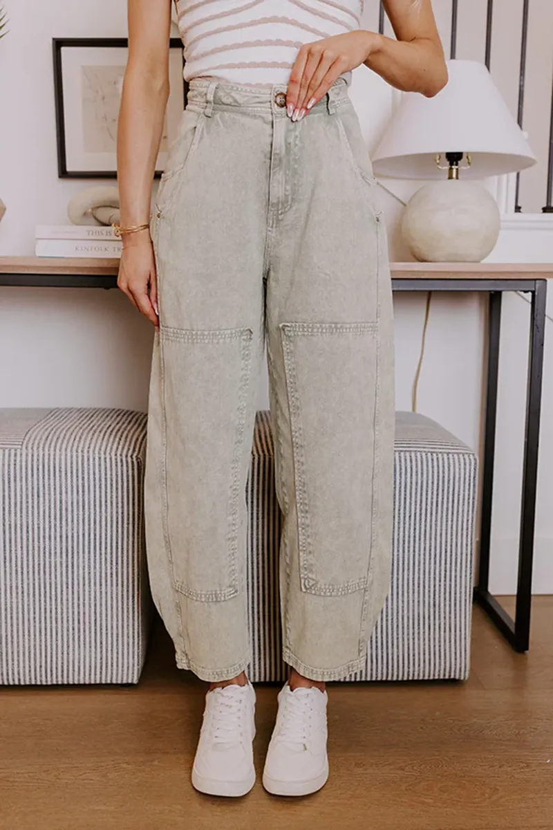 Straight-Leg Workwear Casual Trendy Women's Loose Trousers