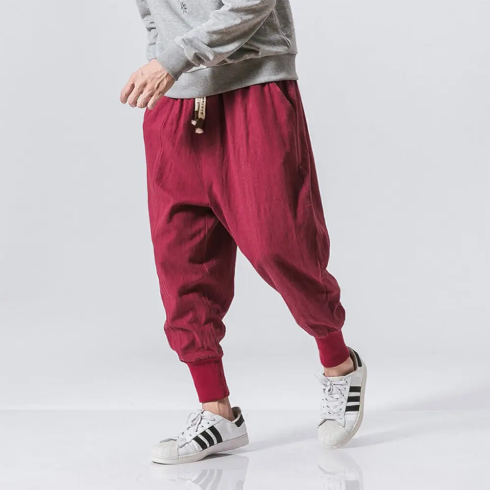 Relaxed Tapered Harem Pants