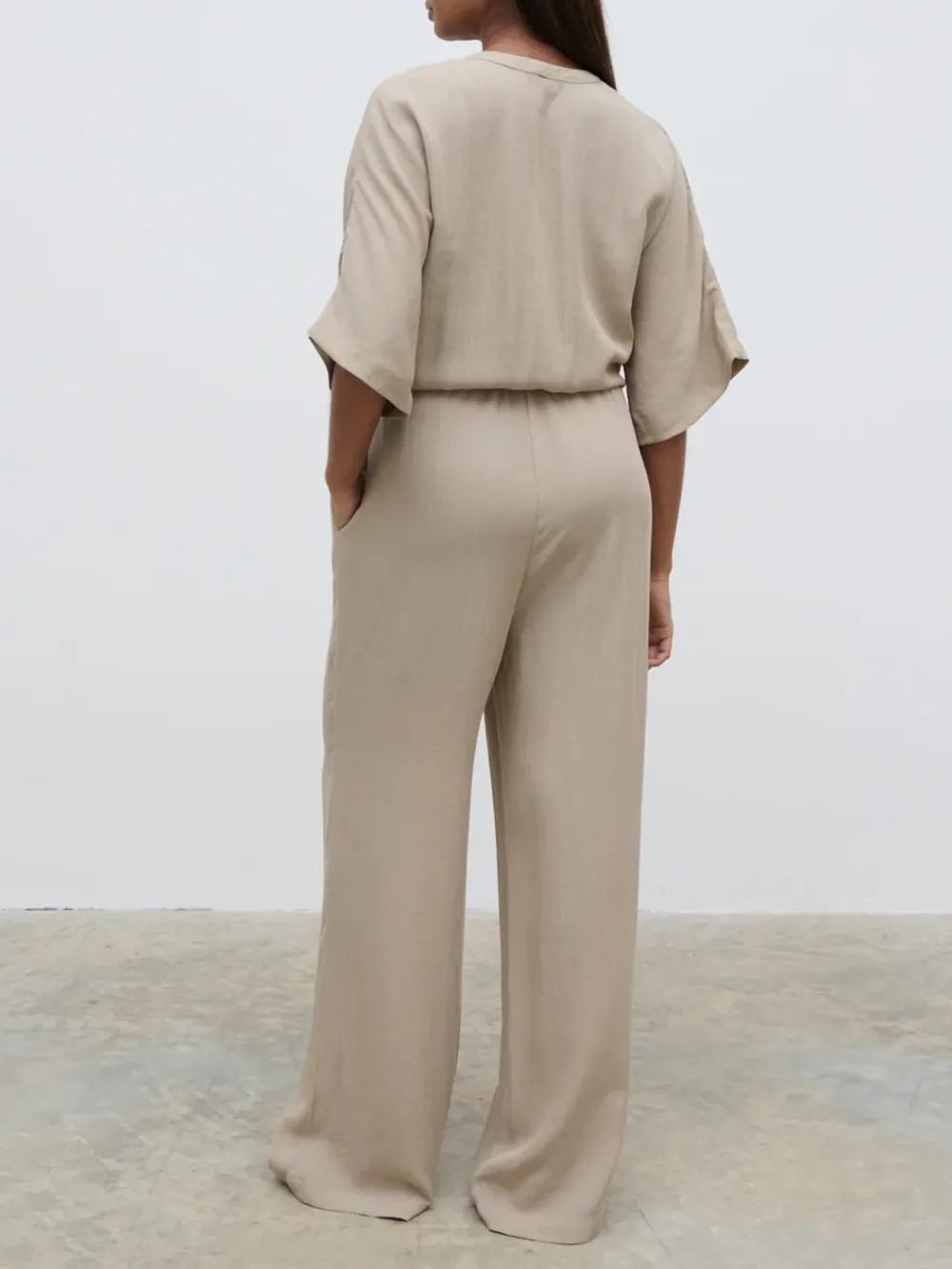 V-Neck Jumpsuit