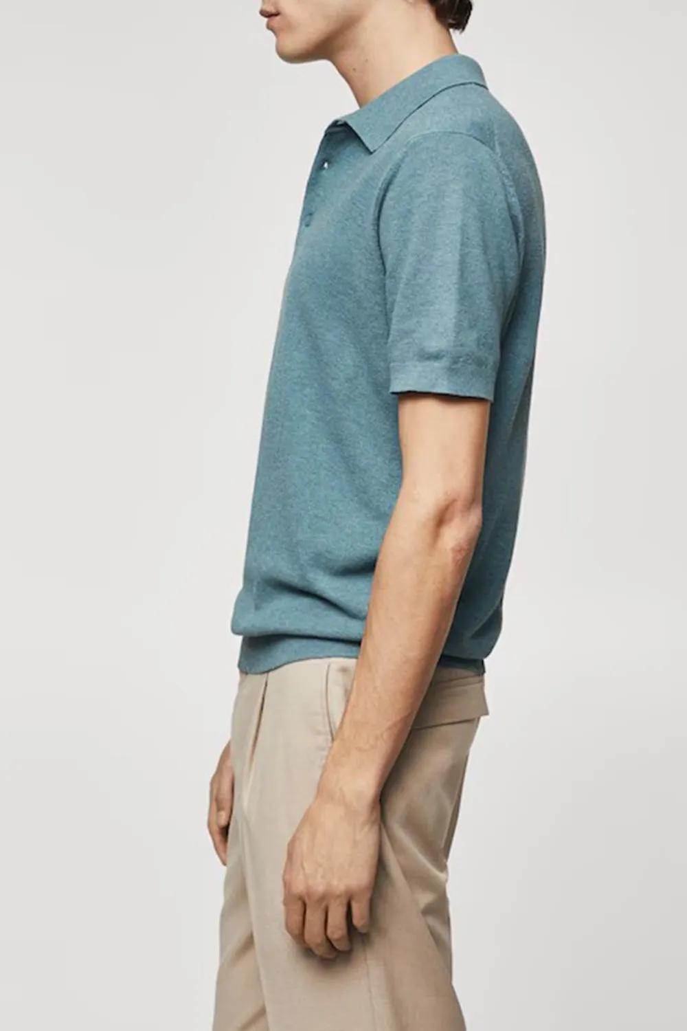 Knit Cotton Polo Shirt