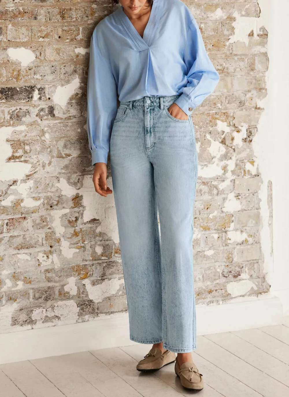 Casual Style Relaxed Tapered Boyfriend Jeans