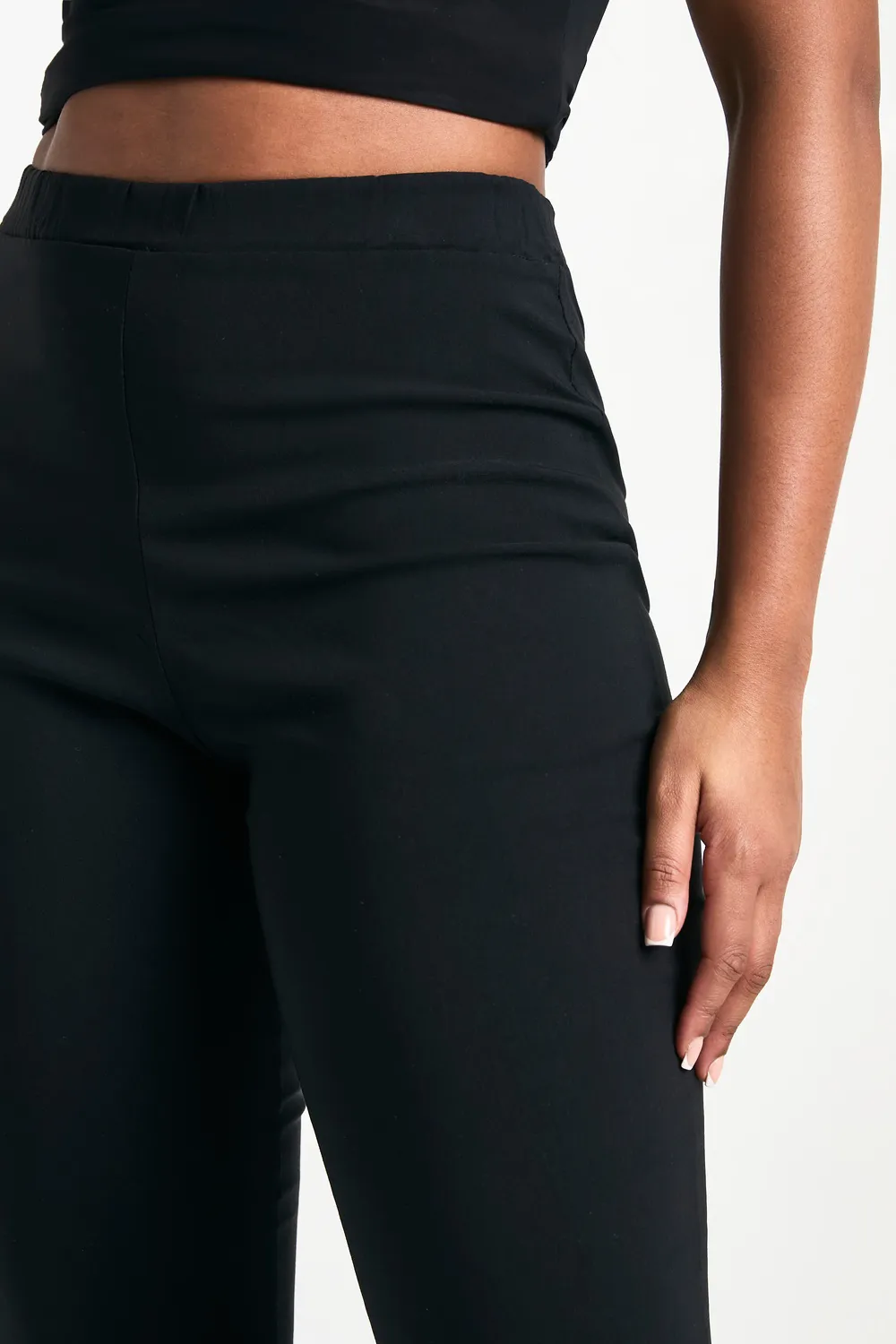 High Waist Slim Fit Women'S Flared Pants