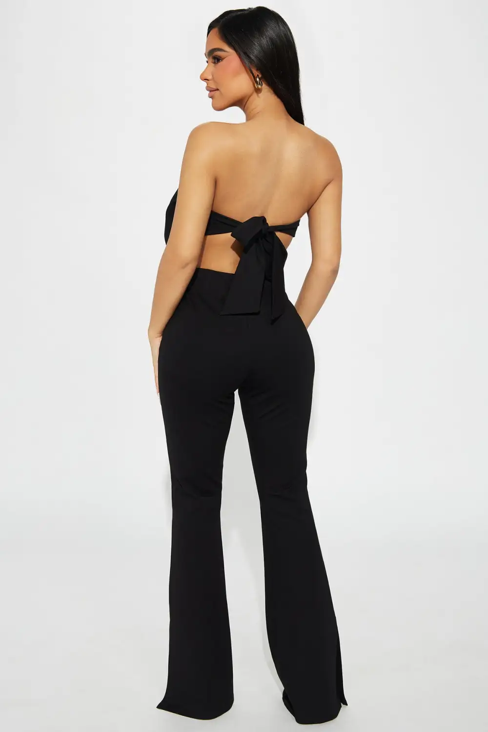 India Rose Pant Set - Black