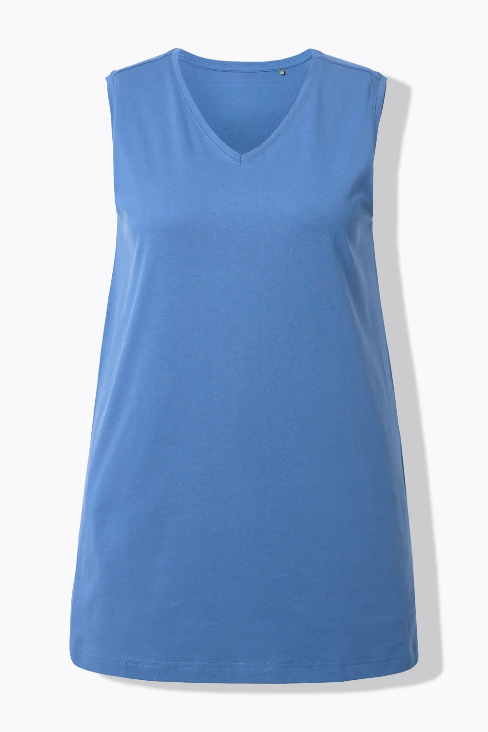Solid Color Sleeveless T-Shirt