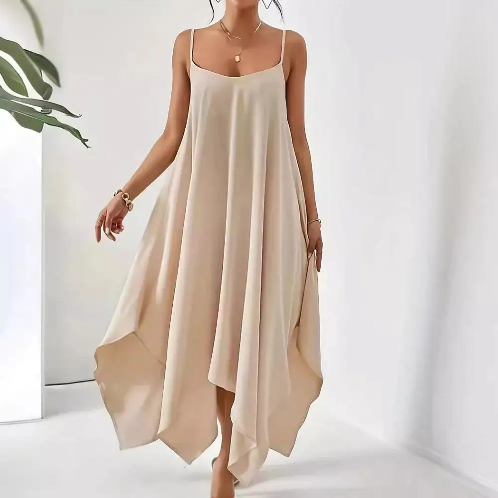 Scoop Neck Cami Midi Dress