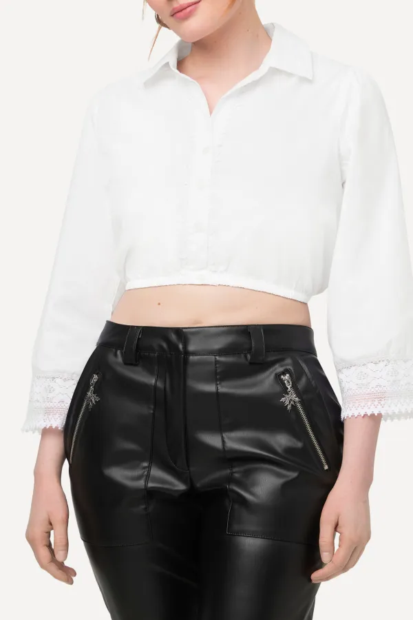 Short Lace Cuff Shirt