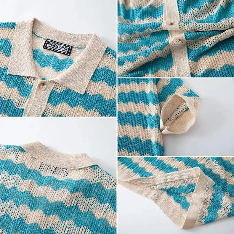 Button Front Knit Shirt