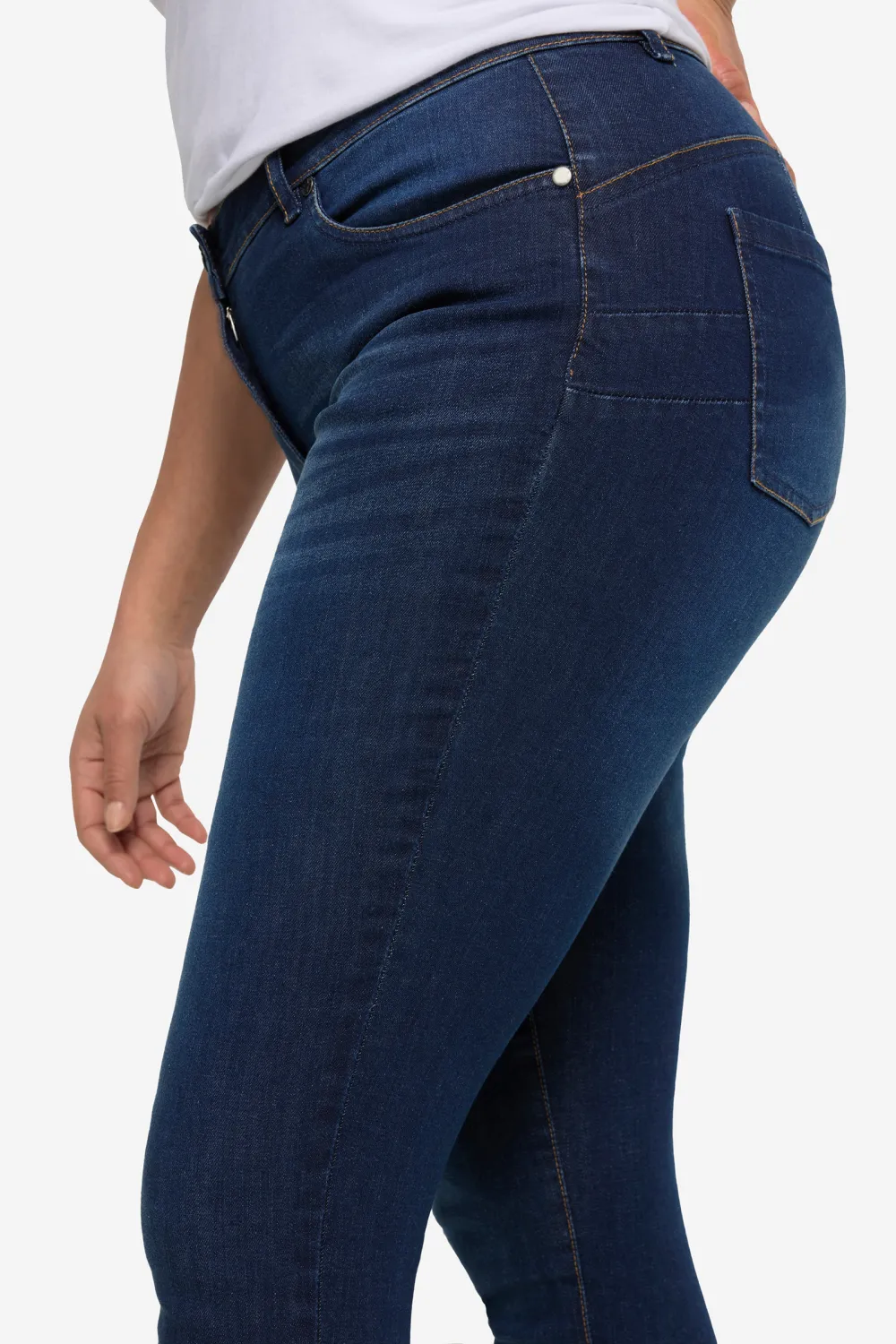 Solid Color Stretch Jeans