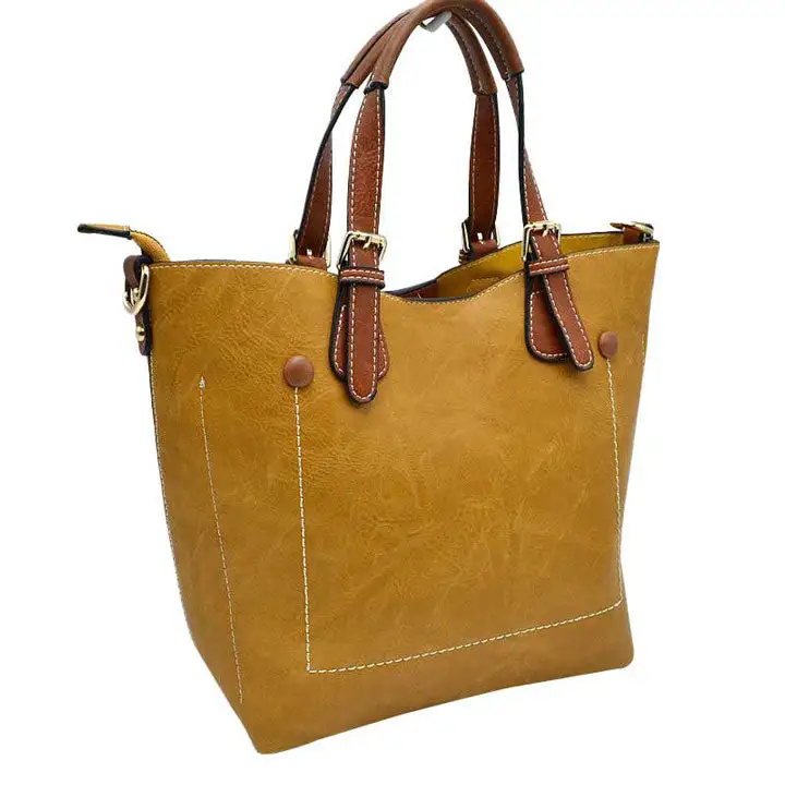 Tote Vegan Leather Shoulder Bag