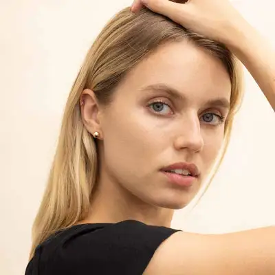 Textured Stud Earrings