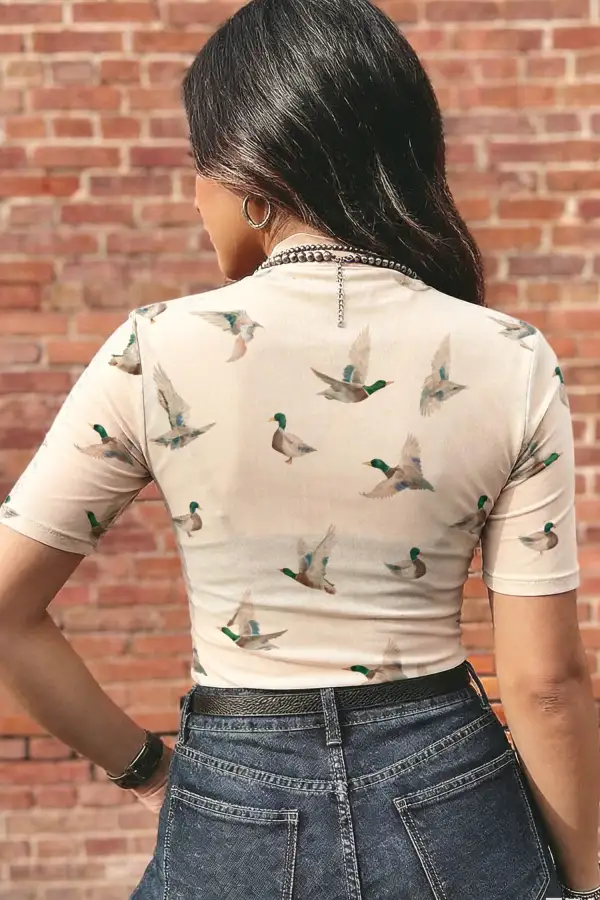 Airy Camo Short Sleeve Tee