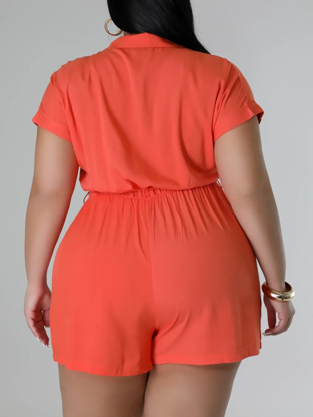 Plus-Size Stylish Women'S Romper Shorts