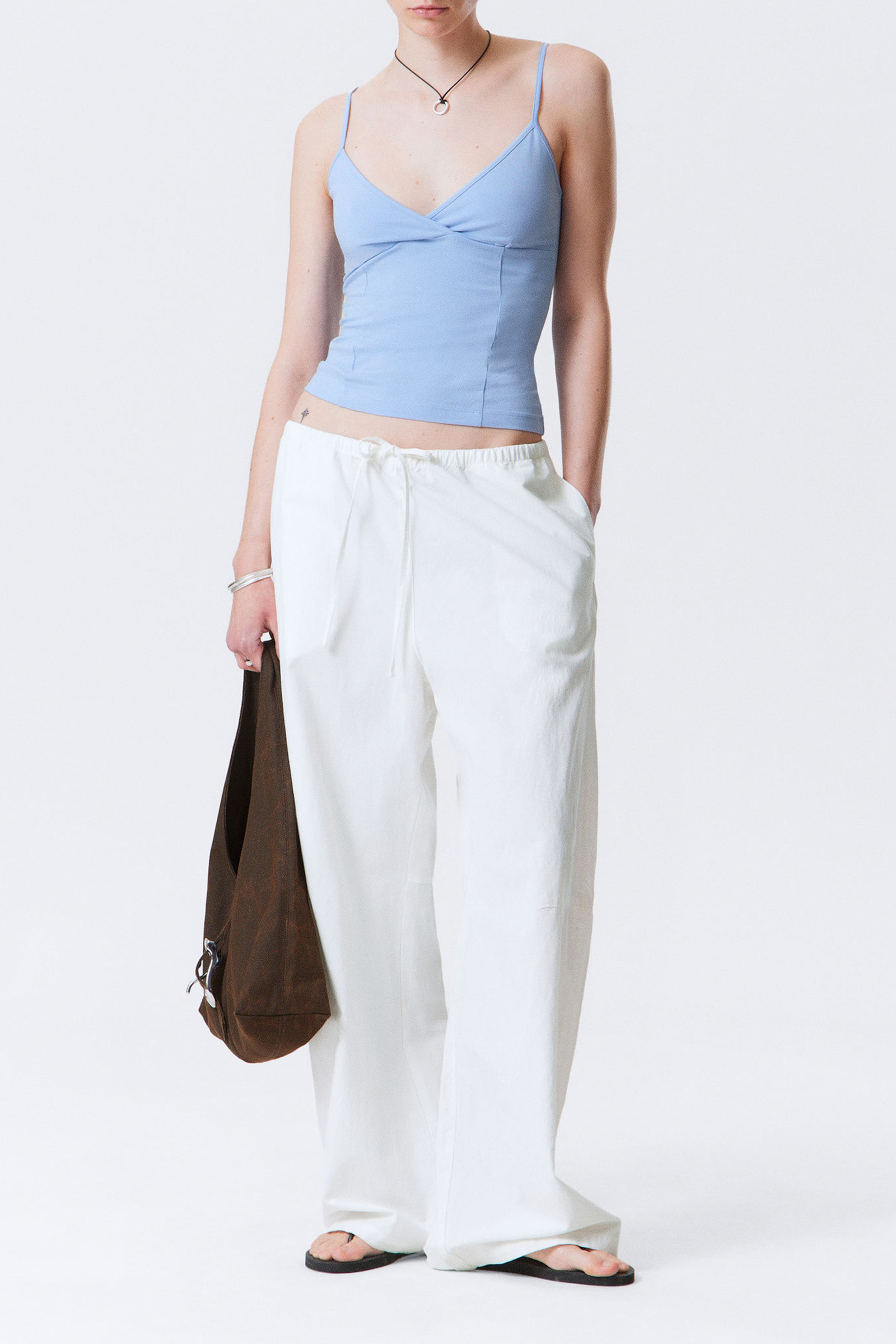 Cross Detail V-Neck Cami