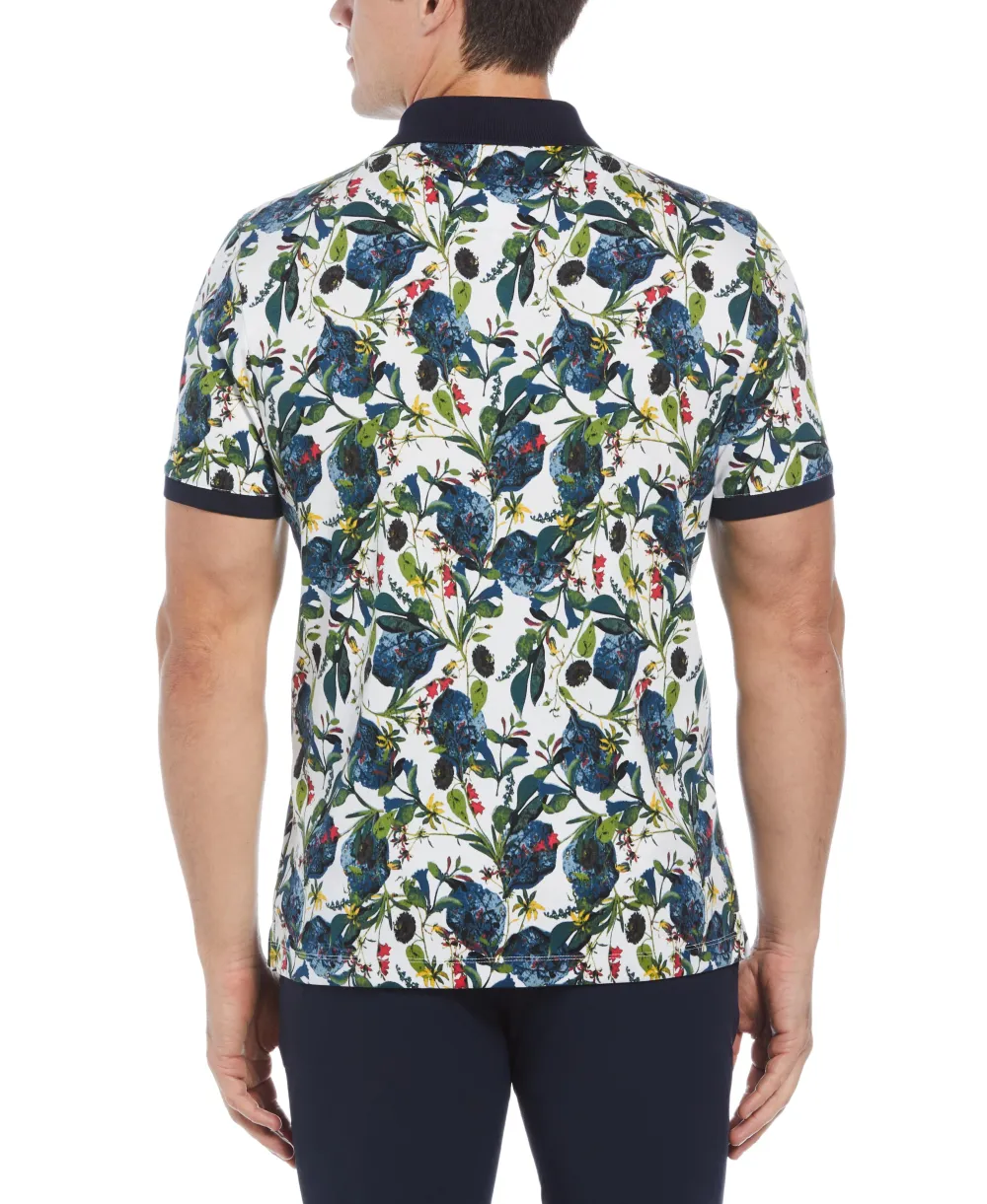 Wildflower Print Polo