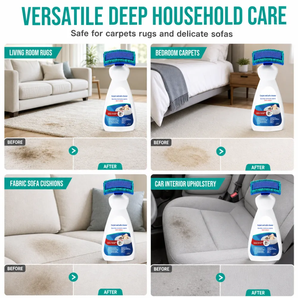 Waterless Fabric & Carpet Foam Cleaner