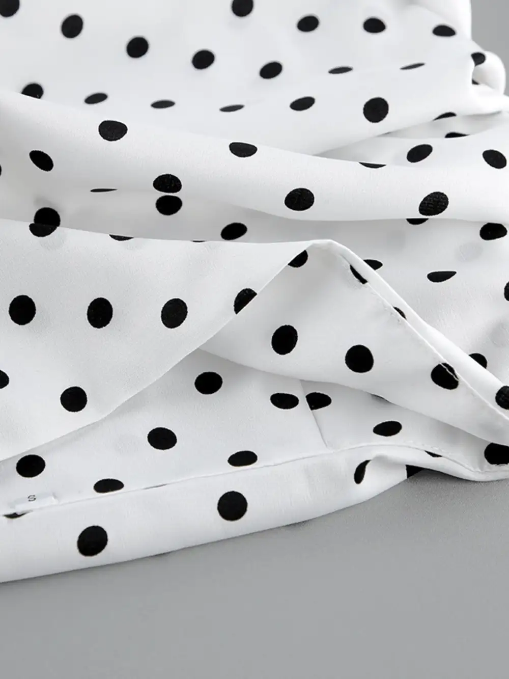Ruffle Trim Polka Skirt