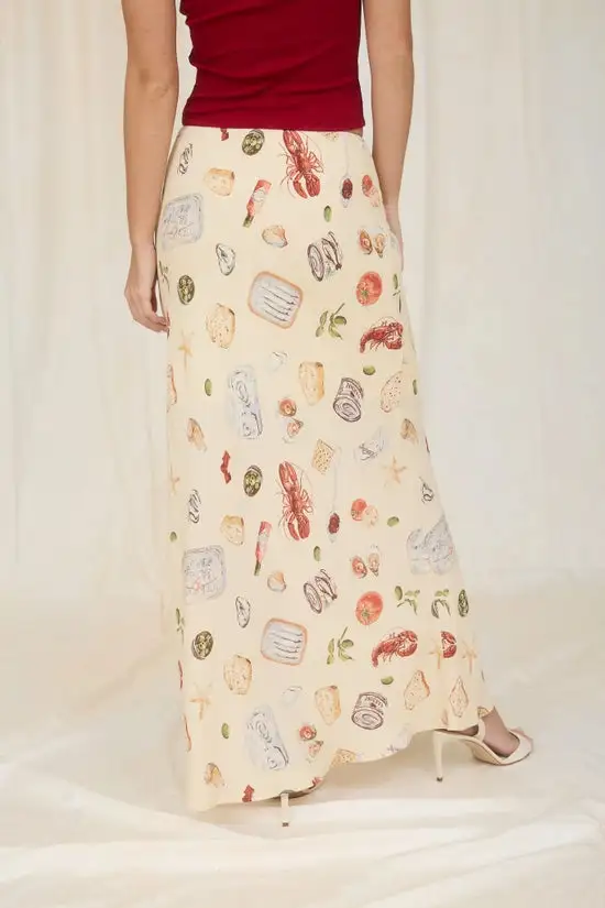 Tulle Midi Skirt