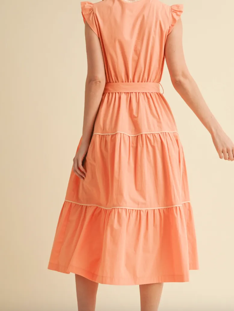 Tiered Detail Mini Dress