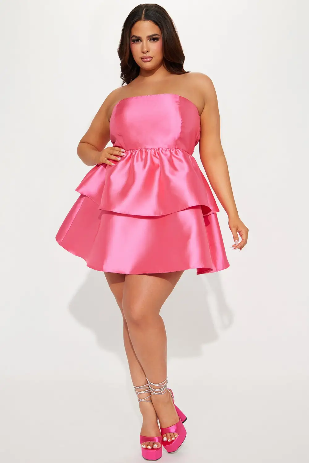 Lily Rose Mini Dress - Pink