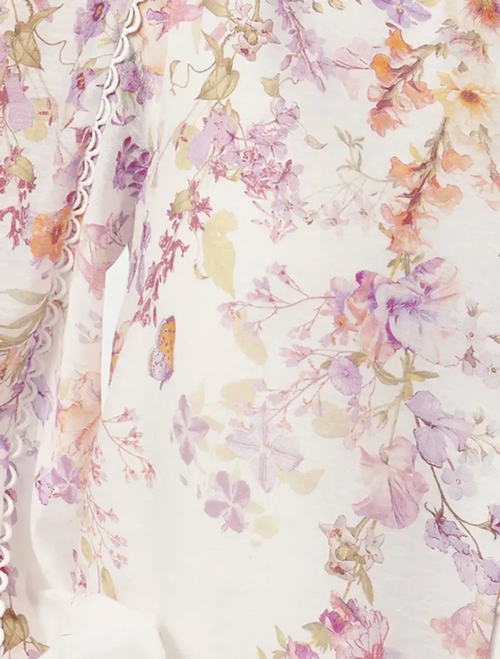Trim Detail Blouse