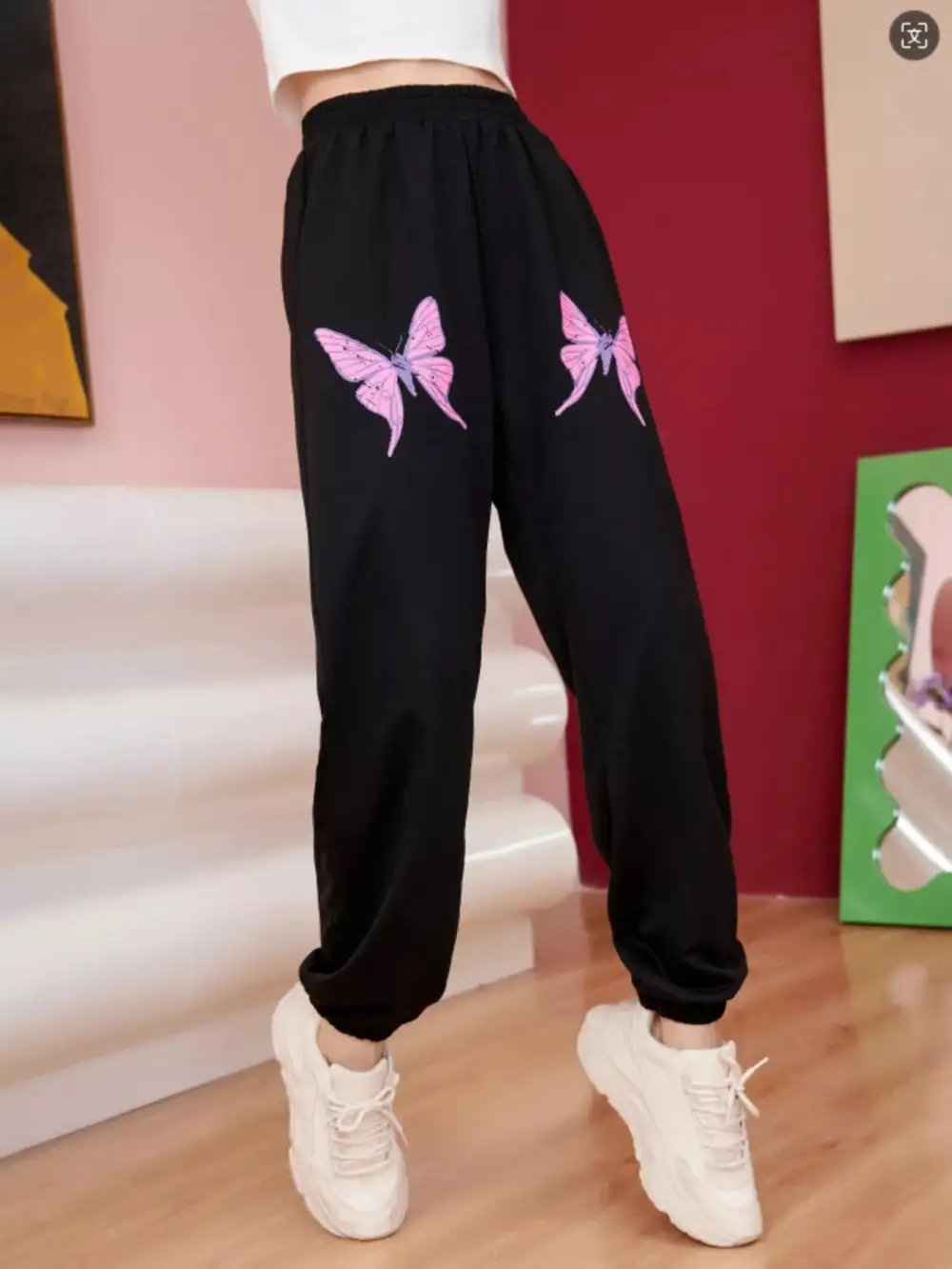 Butterfly Casual Sweatpants Pants