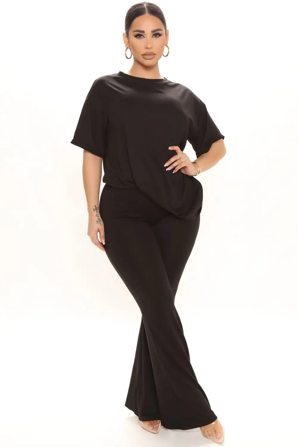 Feel A Way Pant Set - Black