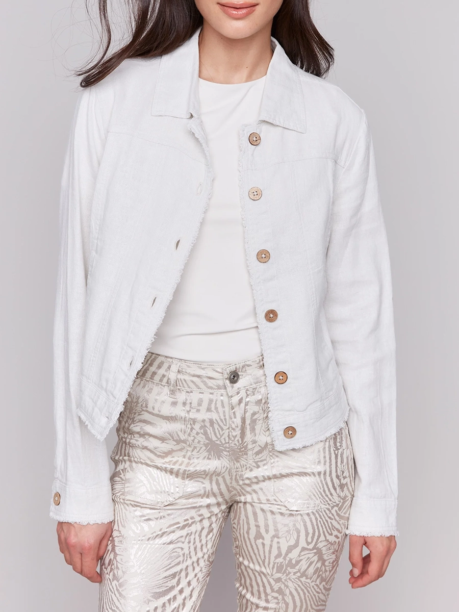 Soft And Breathable Linen Simple Jacket