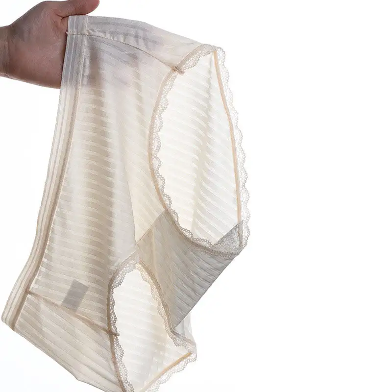 Plus Size High Waist Seamless Breathable Brief Panty