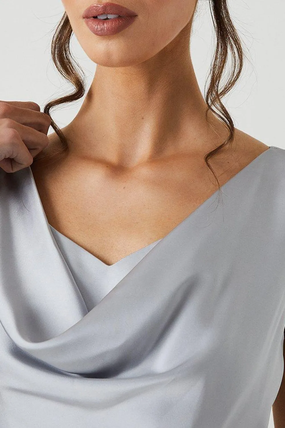 A-Line Satin Elegant Women's Dress