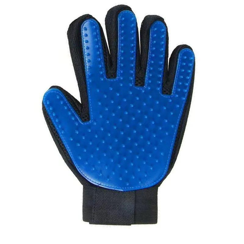 Pet Grooming Glove • Deshedding & Massage Grooming Glove • For Dogs & Cats • Loose Hair Removal Tool