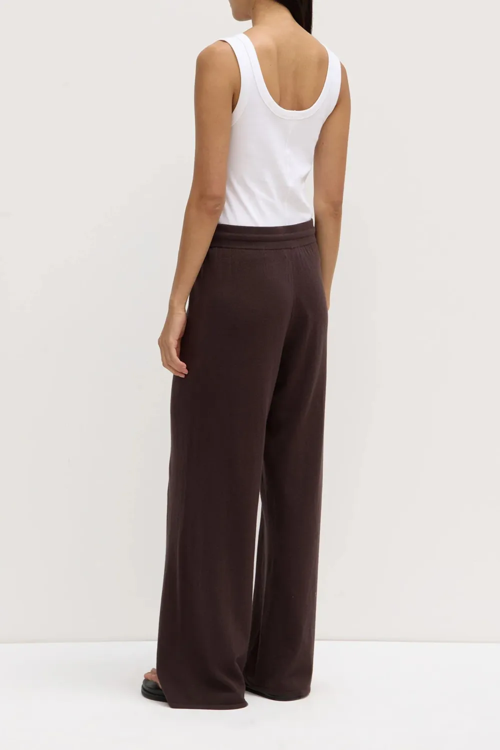 Wrap Up Elastic Waistband Pants