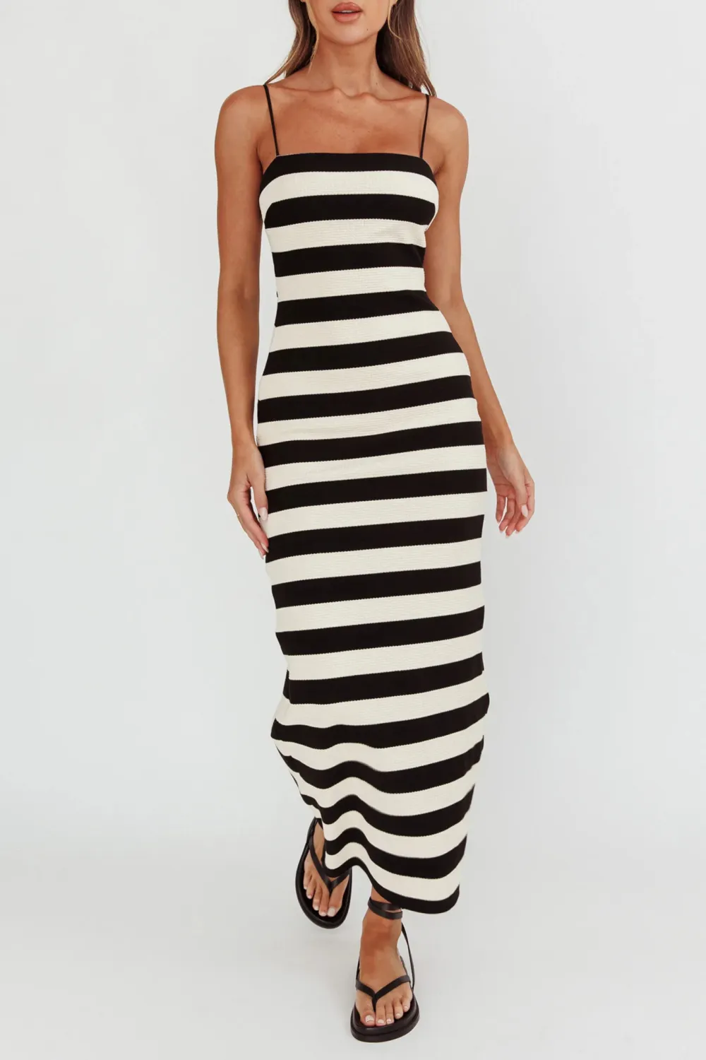 Casual Resort Striped Dress