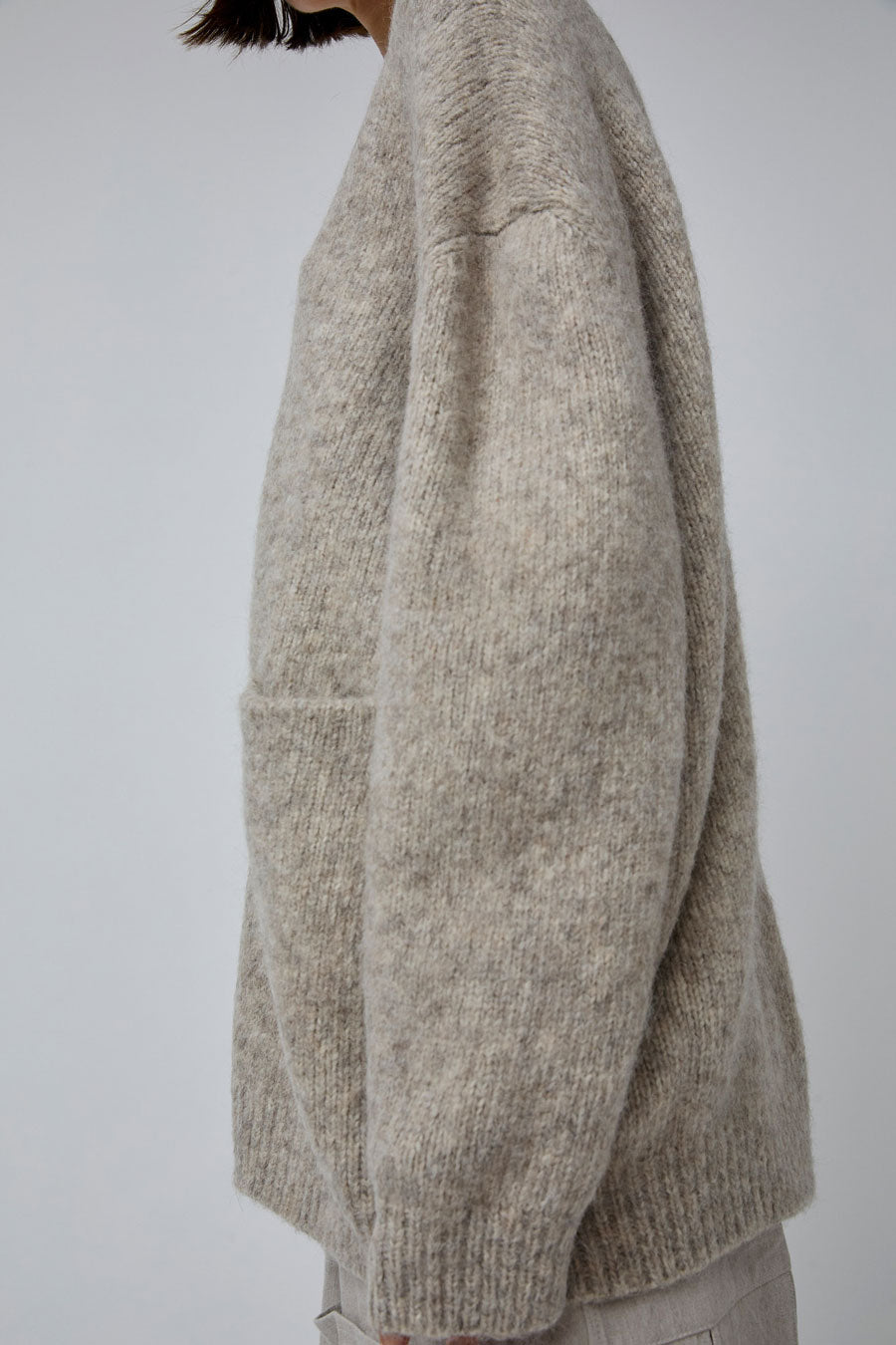 Lauren Manoogian Loft Cardigan in Pebble